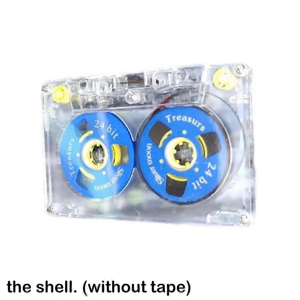 Archiving Audio Video Backup Long Term Storage Transparent Cassette No Tape Shell Cases Plastics Reels Cassettem Data  1pc