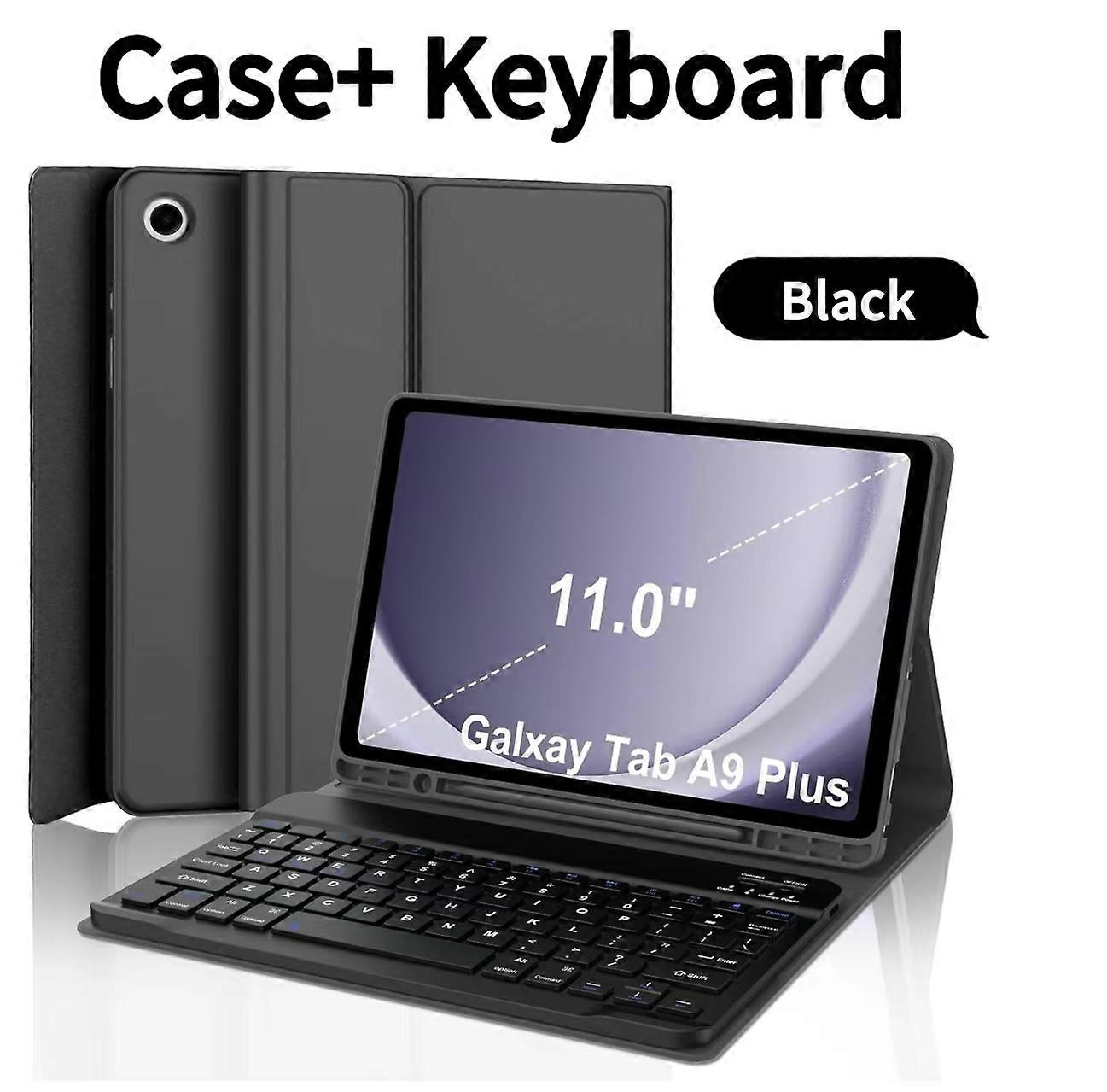 Case for Samsung Galaxy Tab A9 Plus 11inch Detachable Bluetooth Keyboard Case For Samsung Tab A9+ (Model:SM-X210/X216/X218)