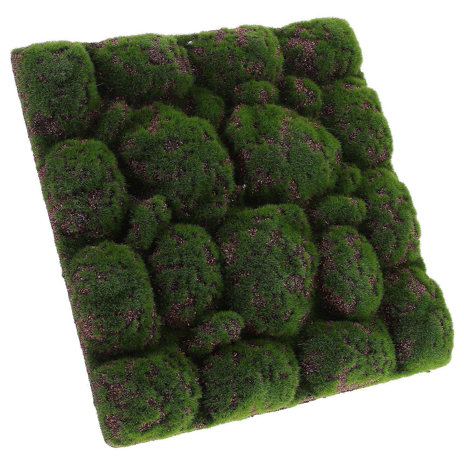 Simulation Green Moss Panel for Wall Background Decoration