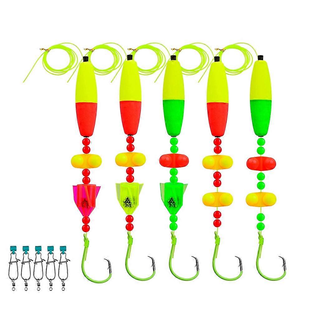Catfish Float Rigs - Angelgerät mit Klapper, 5er Rigs