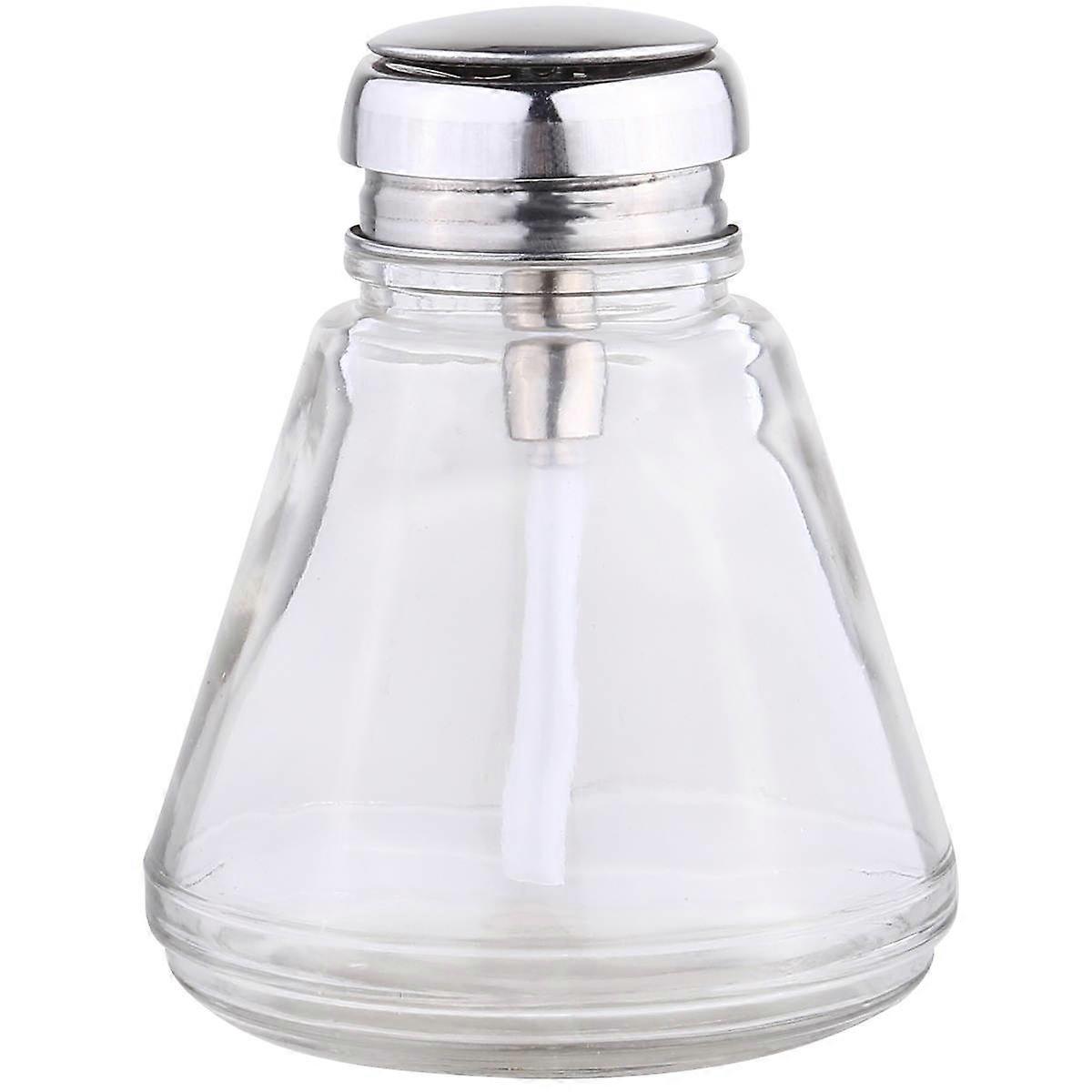 Glass Alcohol Bottle Transparent Dispenser for Storage 3Pcs Pack
