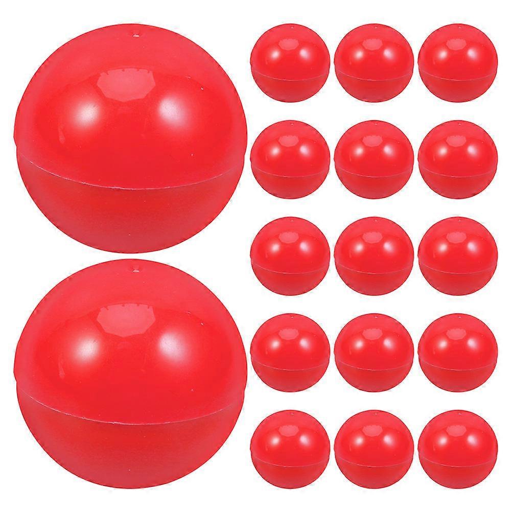 Small Ball for Decor Red PVC Game Props with Feature and Compact Size 30pcs