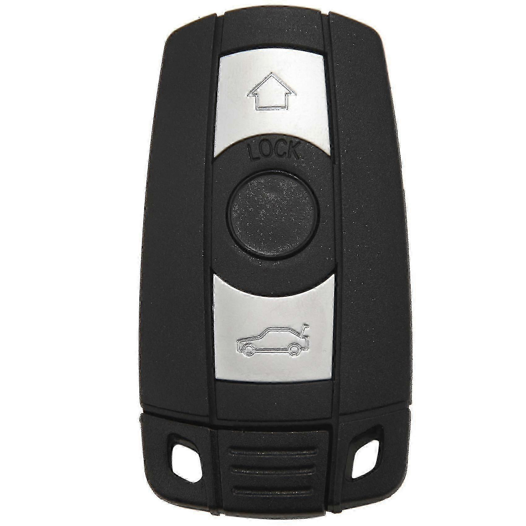 Replacement 3 Button Smart Remote Keyless Key Shell Fob Case Compatible Bmw 1 3 5 6 7 E90 E93 E92 M3 M5 X3 X5