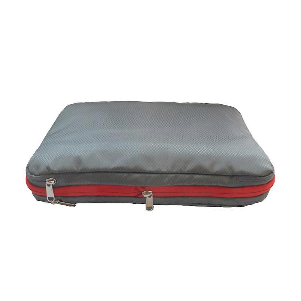 Clothes Storage Bag Grey Waterproof Compression Bag for Space Saving 2Pcs