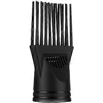 4 stks föhn kam bijlage luchtdroger blower concentrator nozzle borstel bijlagen voor kapper styling salon tool (zwart)
