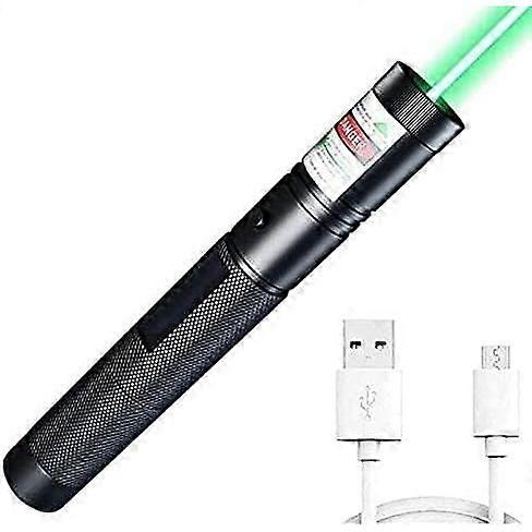 Green Long Range Tactical Flashlight with USB Charging-19344