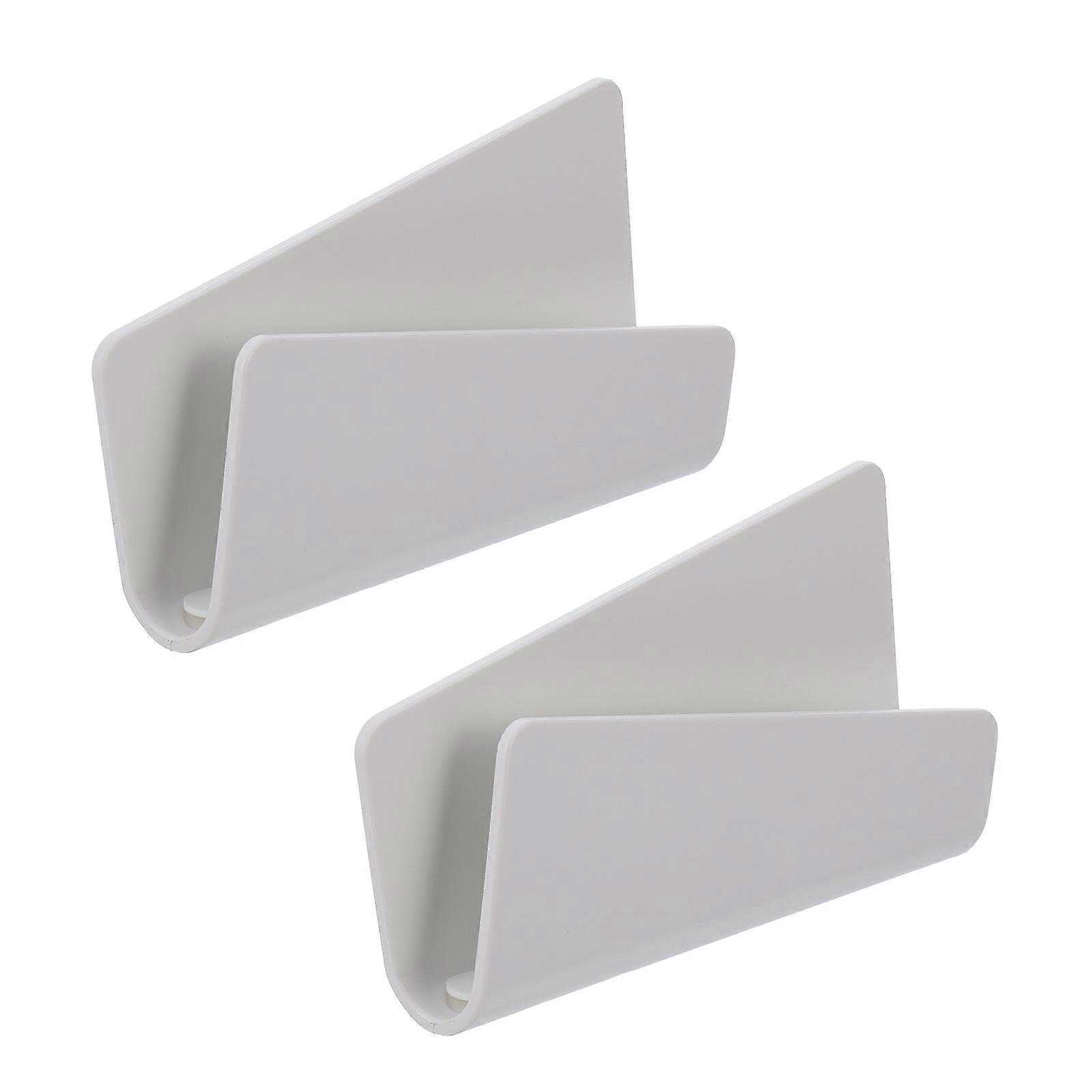 Wall Mount Phone Bracket Phone Charging Wall Holder for 2Pcs White