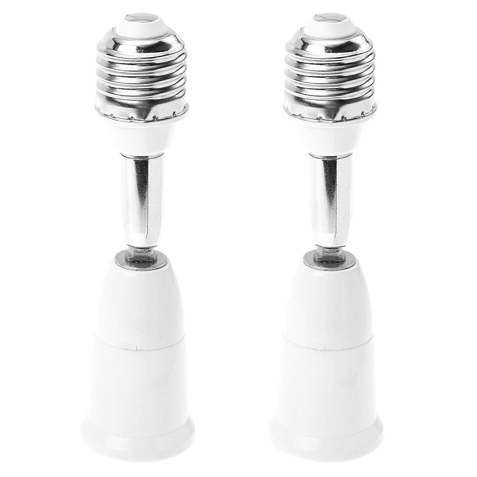Flexible Lamp Holder Adapter E27 to E27 Socket Converter for 2Pcs Use