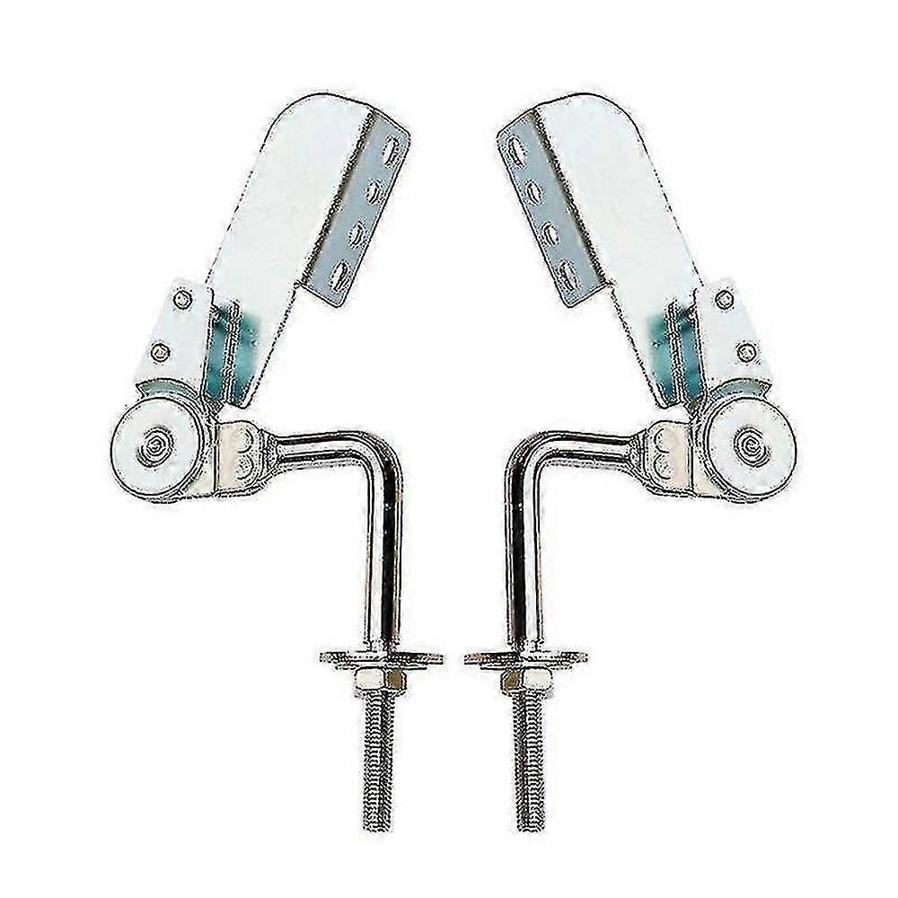2-Pack Adjustable Sofa Headrest Hinge, 90-195 Degree Angle & Height Ratchet Mechanism