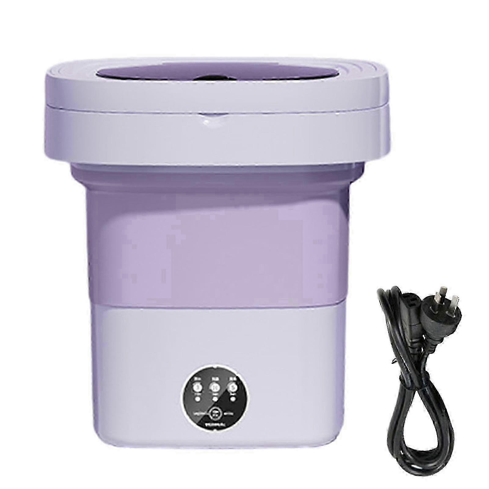 11L Foldable Washing Machine with Spin Dryer & Blue Light Sterilization 25-26