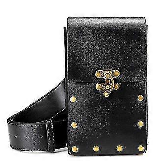 2025 Steampunk Crossbody Bolsa de Ombro Mensageiro Gótico Cintura Fanny Pack Cadeia Drop Leg Quadril Holster Cinto Bolsa Bolsa