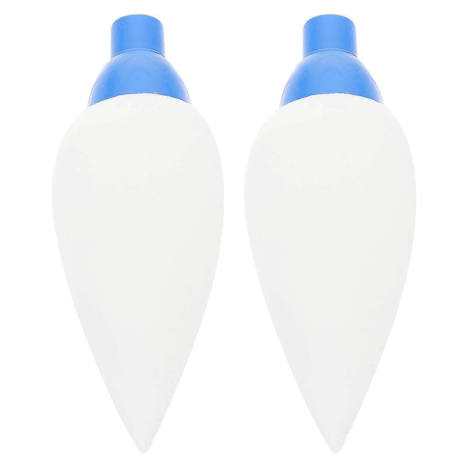 Ground Calligraphy Brush Nib for Writing 2Pcs White Sponge Pen Replacement