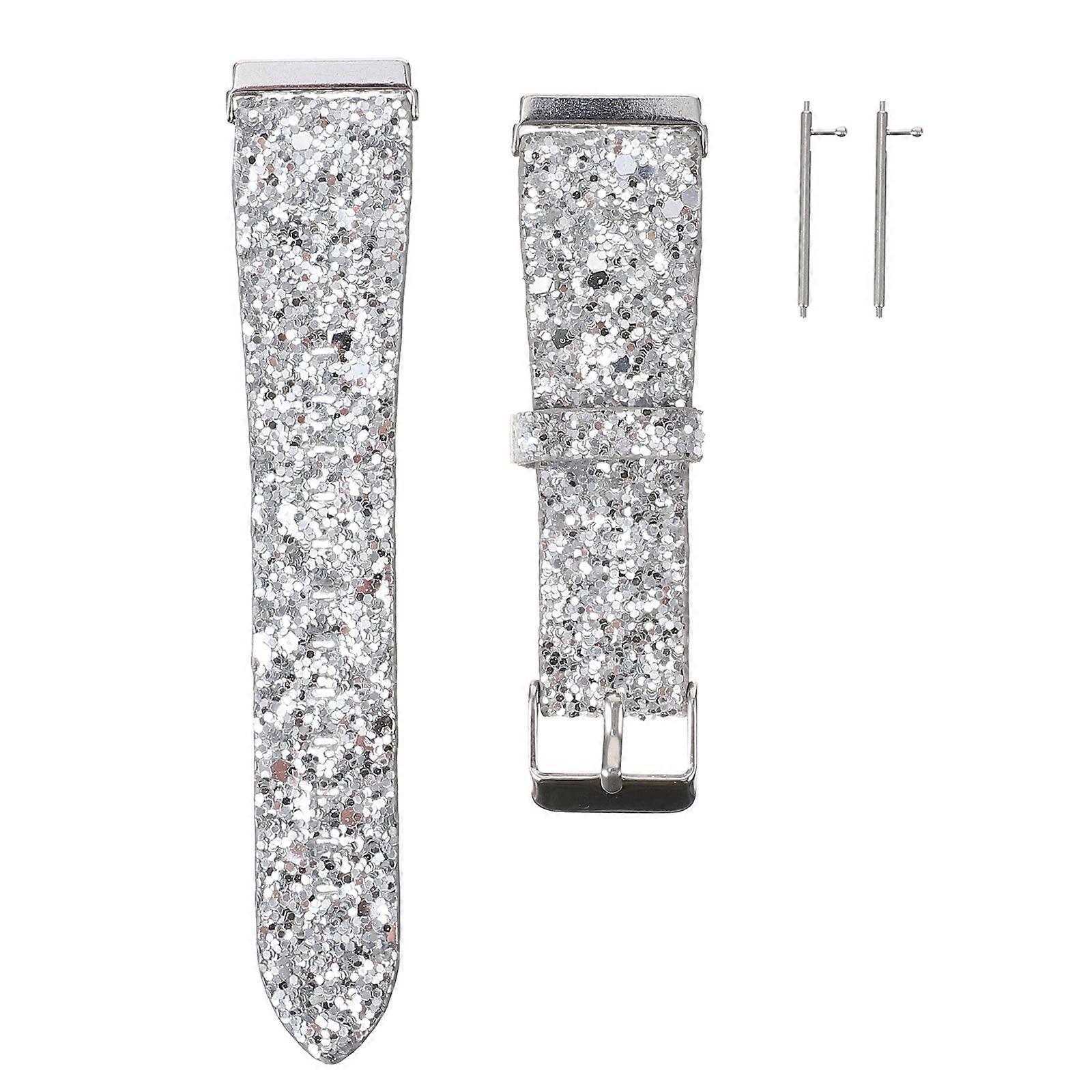 Glitter Watch Strap Compatible with Fitbit Versa/Versa 2/Versa Lite/Versa SE