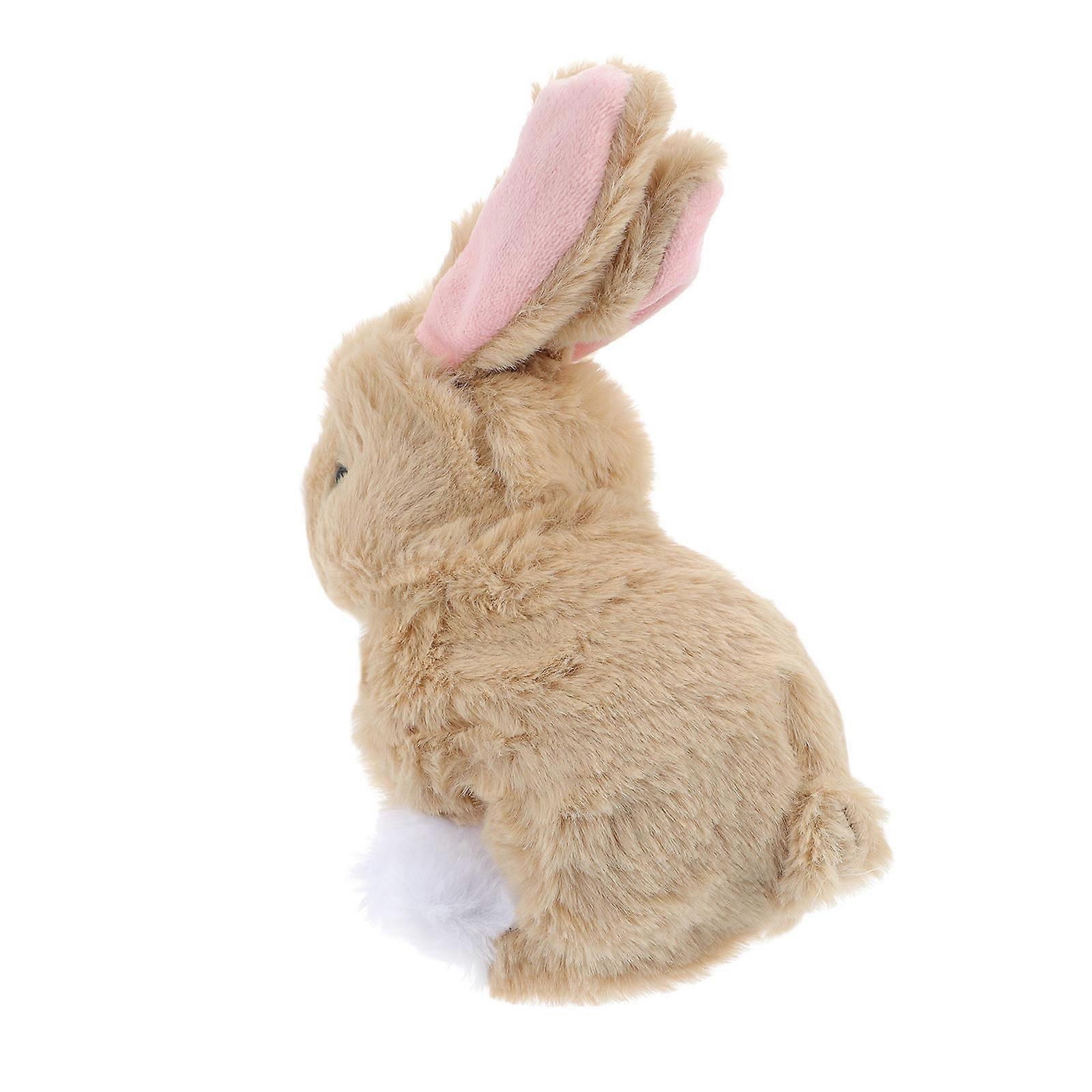 Plush Rabbit Toy Electric Jumping Rabbit Plaything for Children