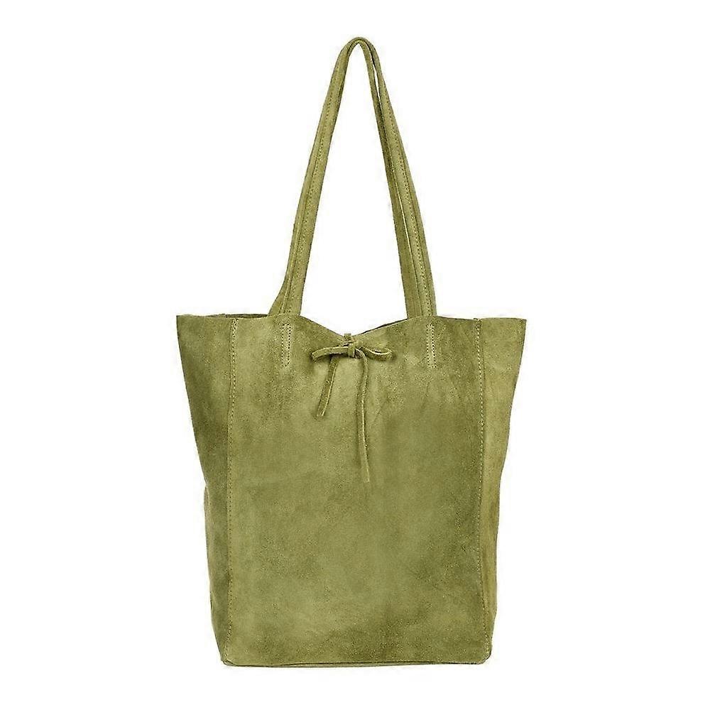 Bag Vera Pelle leather bag a4 olive W1853607