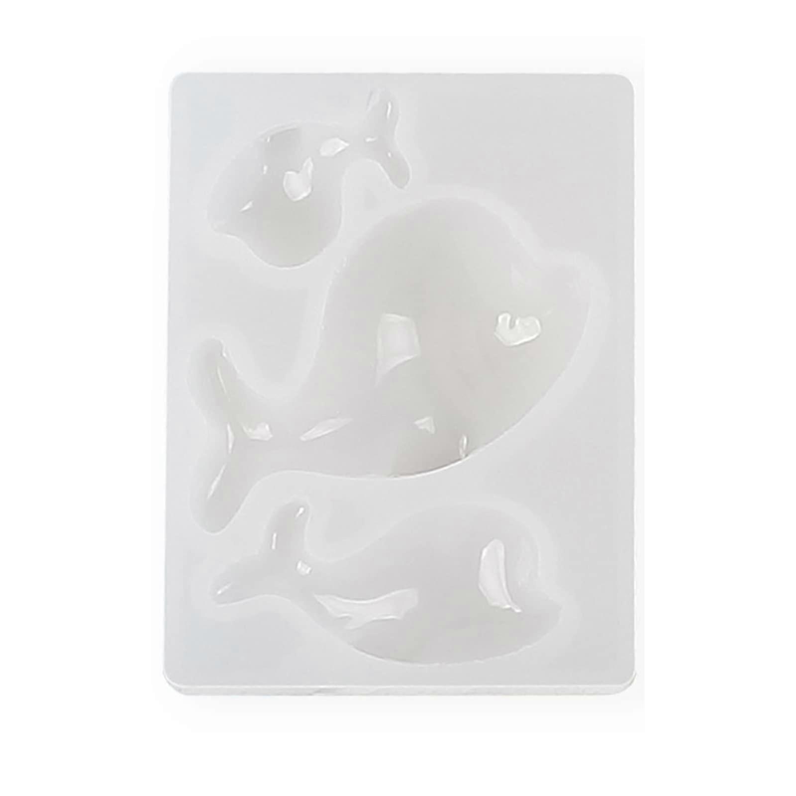 Dolphin Silicone Soap Mold for Easy Soap Crafting and Cake Decoration BeginnerFriendly Design