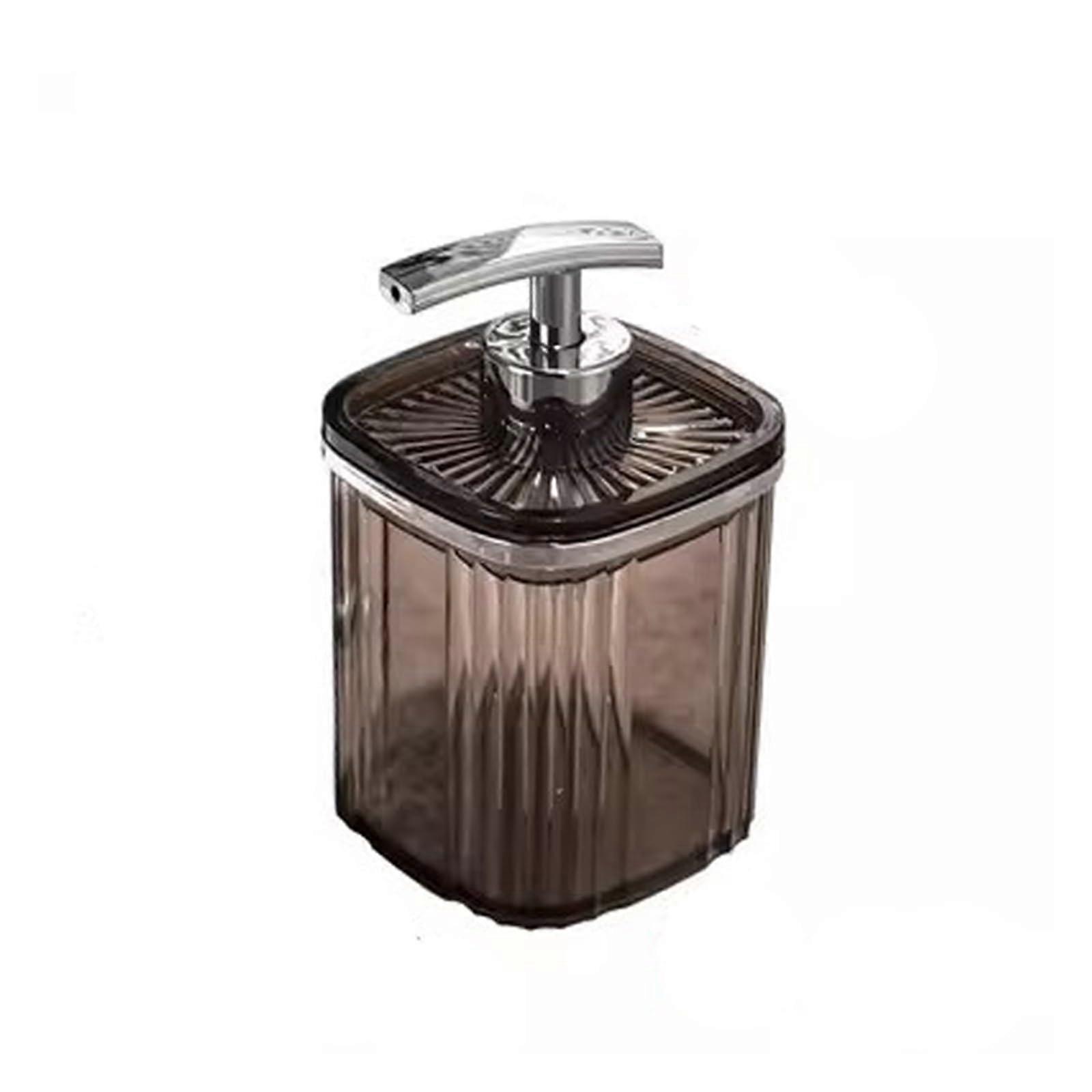 Soap Dispenser 440ml Clear Refillable Bottle with Pump for Bathroom Kitchen Laundry Use