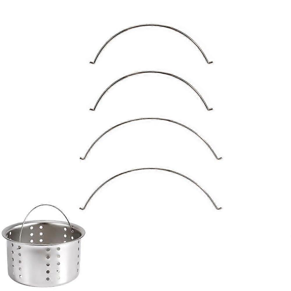 4 Pack Kitchen Sink Strainer Handle Replacement, Durable Stainless Steel Wire, Two Size Options