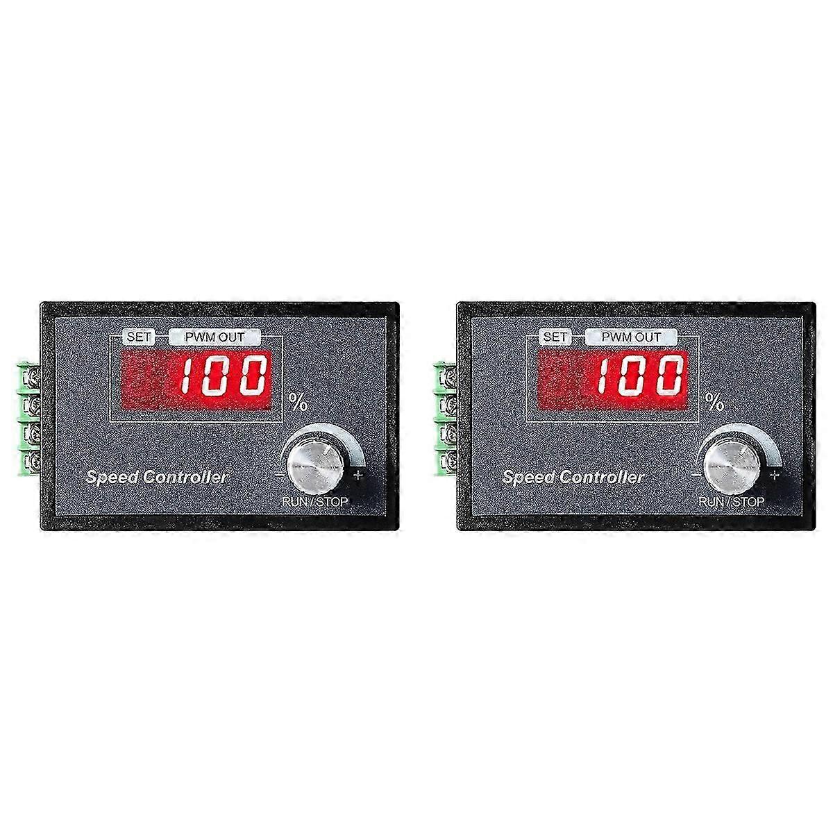 PWM DC Motor Speed Controller 6-60V 30A with Digital Display & PCB
