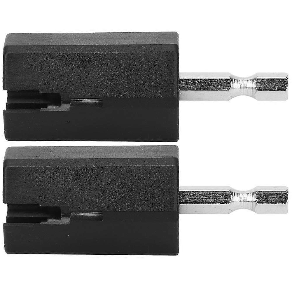 Electric Guitar Drill String Winder Attachment 2pcs, Fast String Replacement Tool with Ergonomic Grip