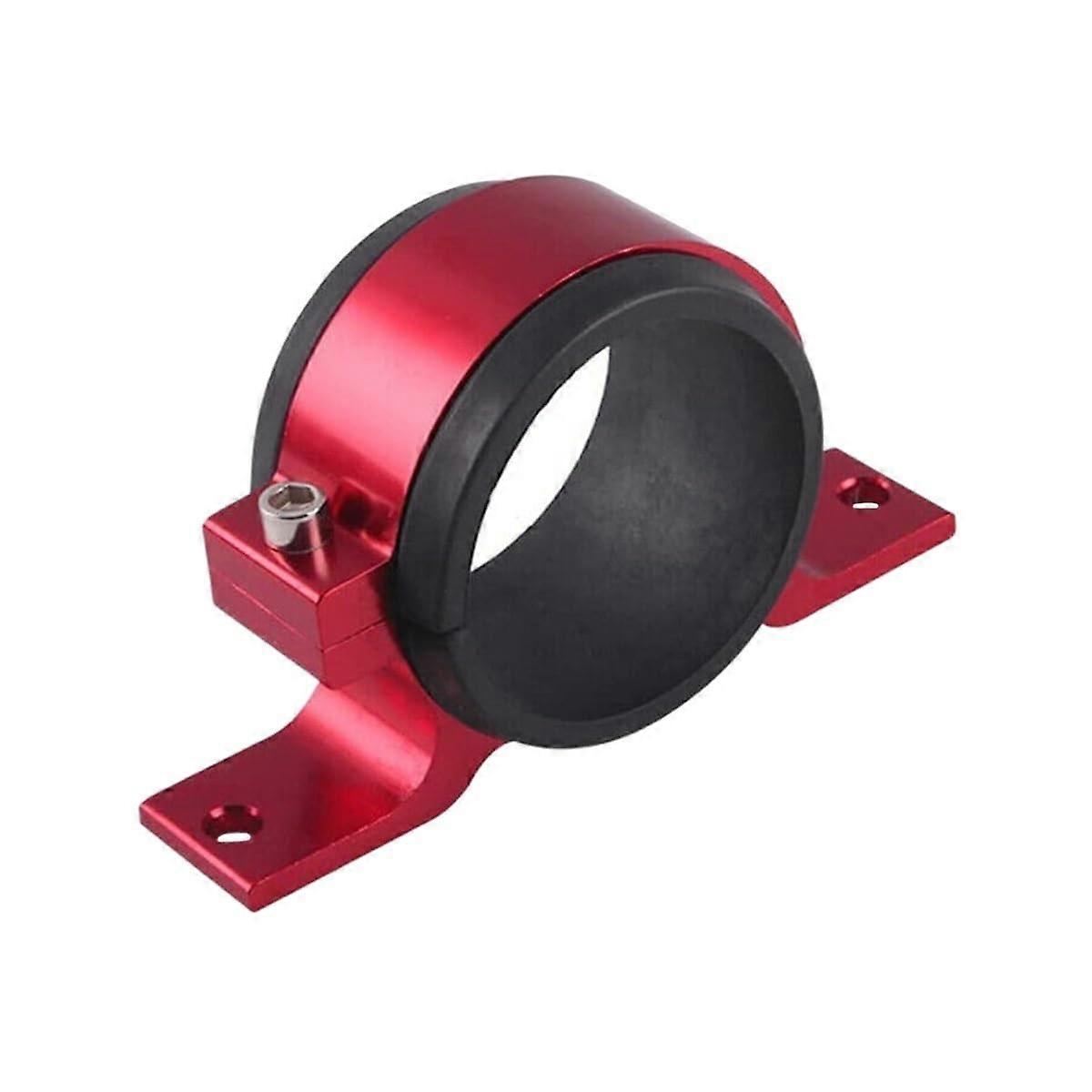 60mm Fuel Pump Mounting Bracket for Bosch 044, Single Clamp Fuel Filter Holder, Red