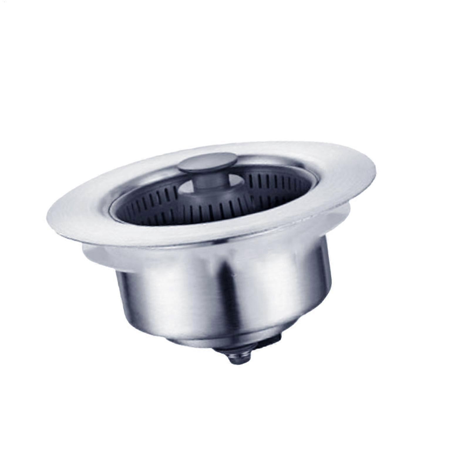 Universal Sink Drain Stopper Replacement with Efficient Drain Design and Tool Installation