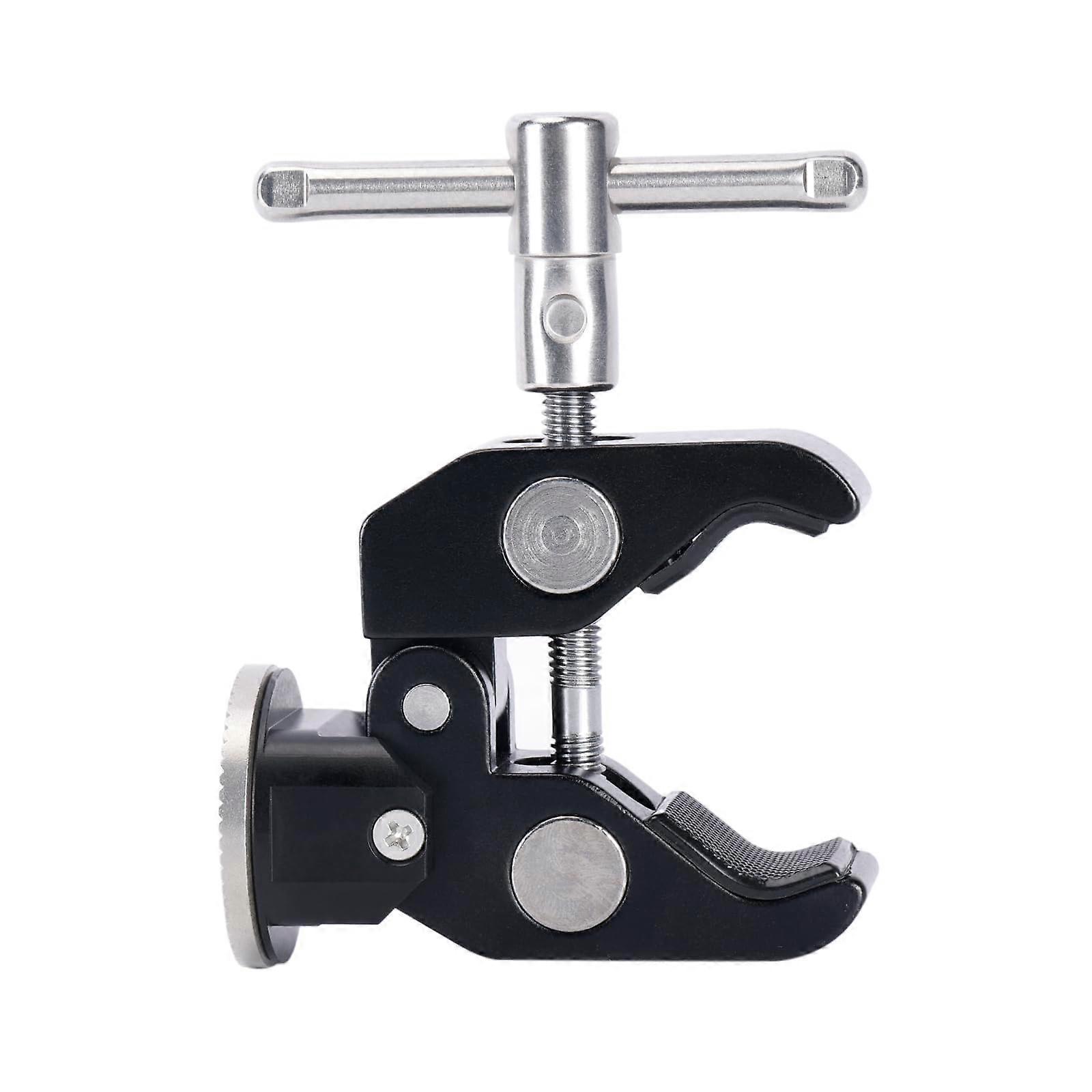 Camera Mount Clamp Super Clamp with Rosette Mount for Arri, Adjustable Tripod Clamp 1250mm