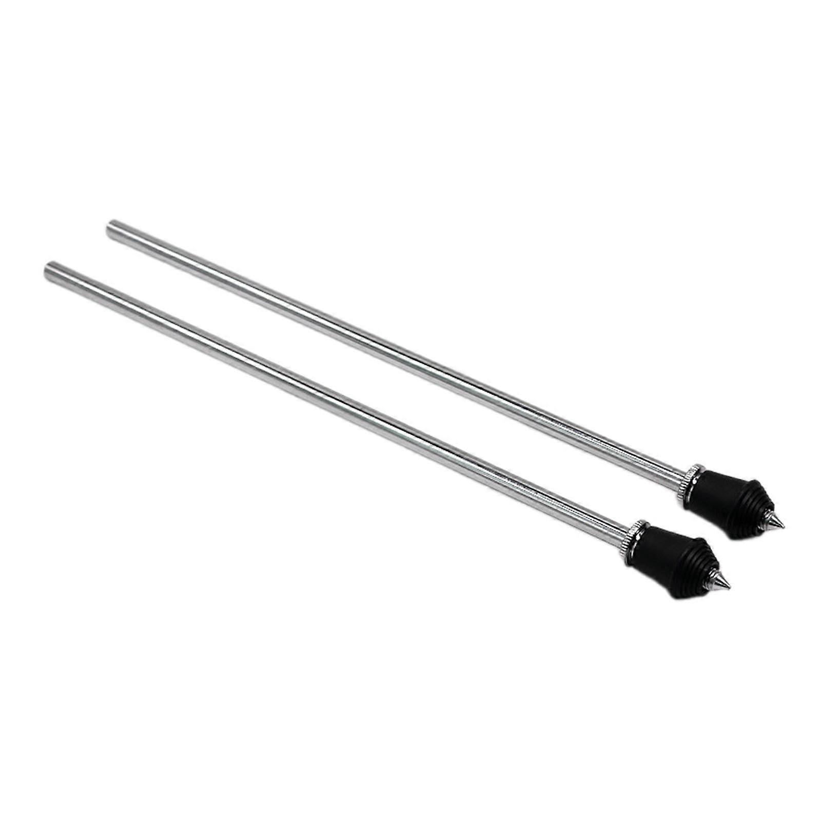 Metal Bass Drum Legs 37cm Pair, Adjustable Height Durable Drum Hardware for Stable Support