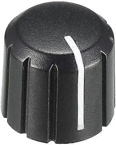 20Pcs Plastic Guitar Volume Knob 6mm D Shaft Potentiometer Rotary Knobs for Amplifiers