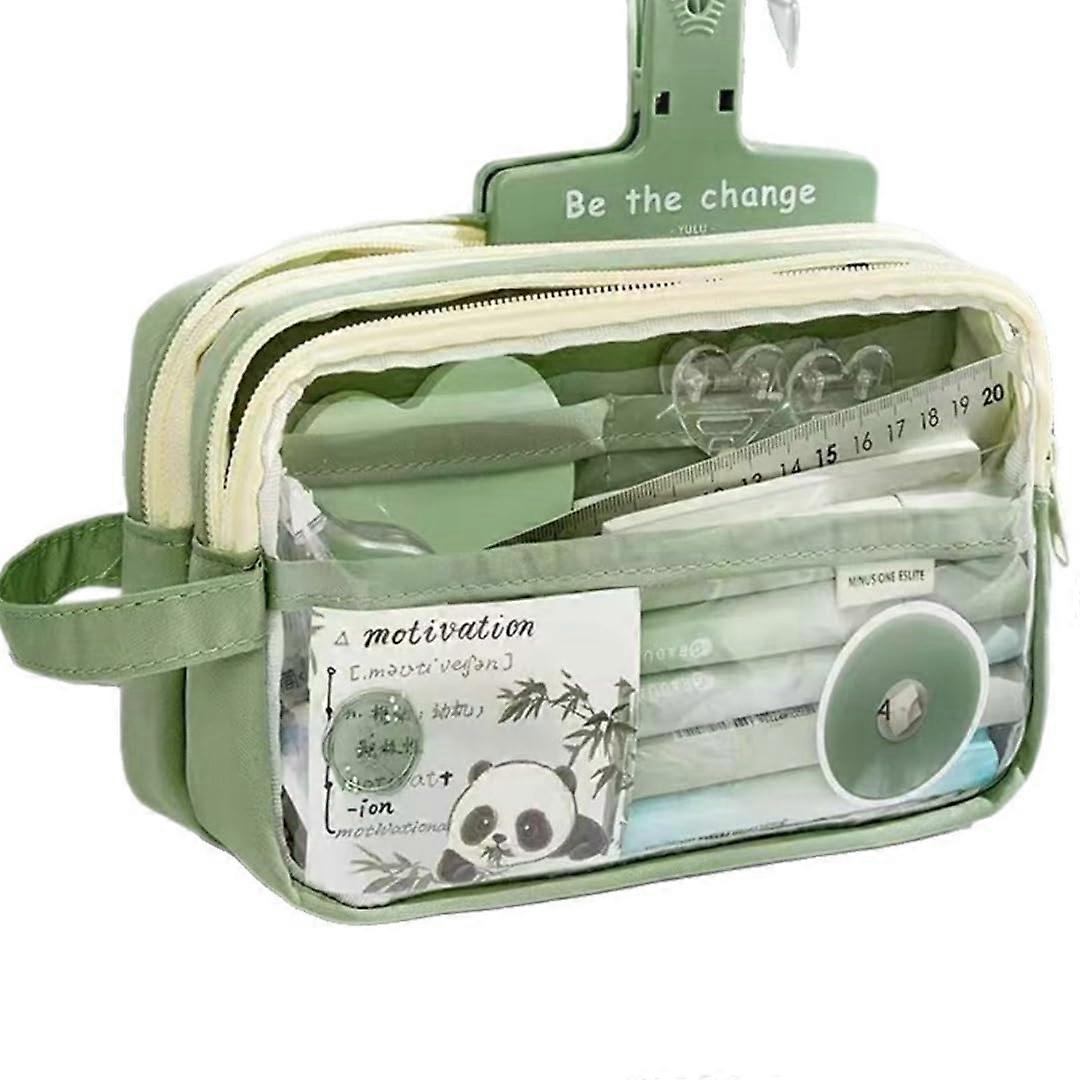 Oversized Pencil Case with MultiCompartments for A4 Documents and Tablet Storage