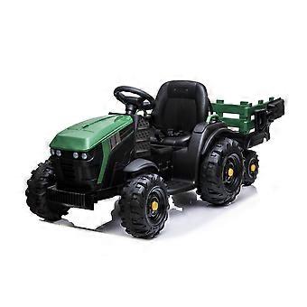 Kindertractor Farmer 12 volt groen met RC