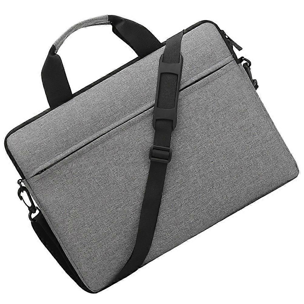 Computer Bag Laptop Handbag for Storage Grey Nylon Protective Pouch