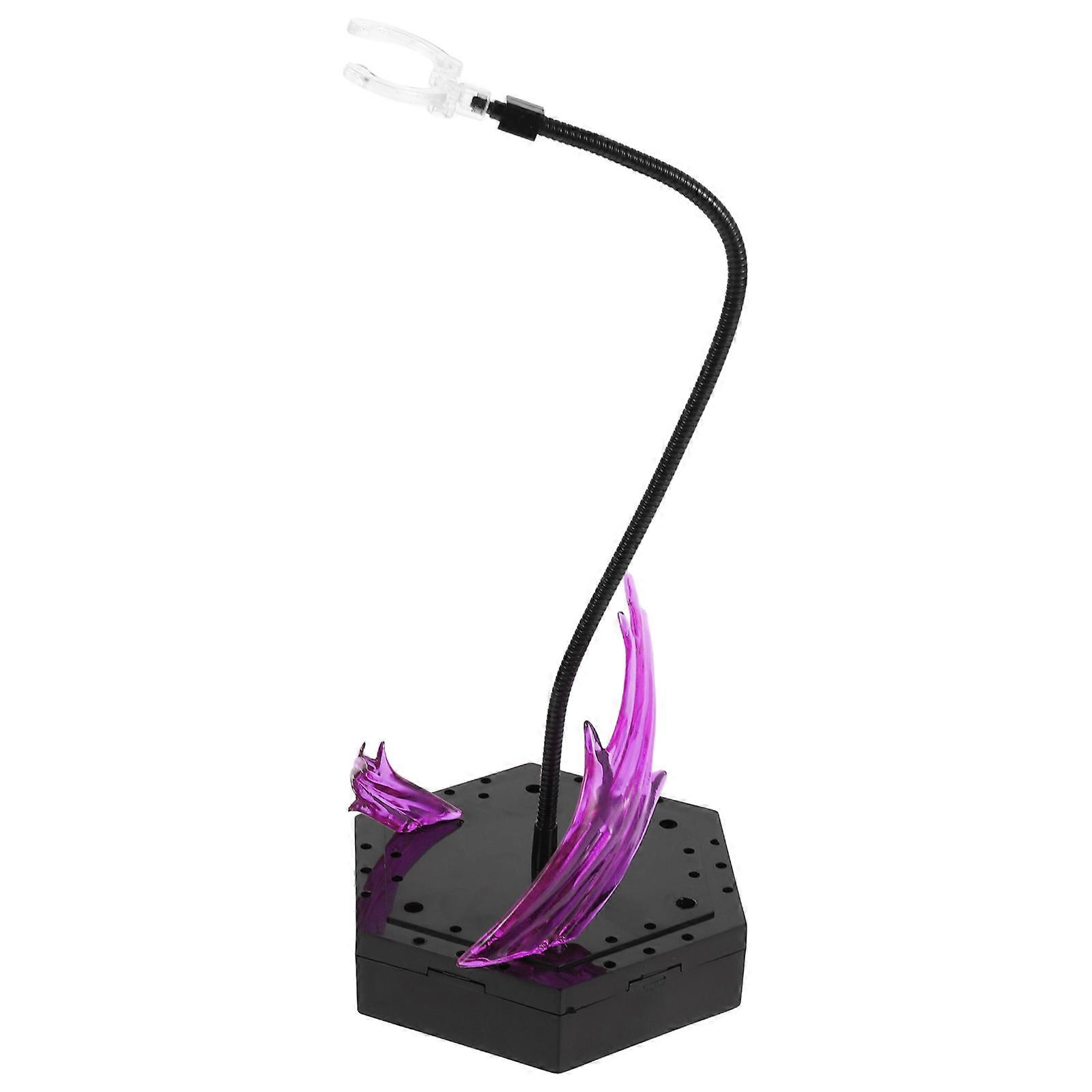 Purple Snake Bone Stand for Action Figures Adjustable Display Support