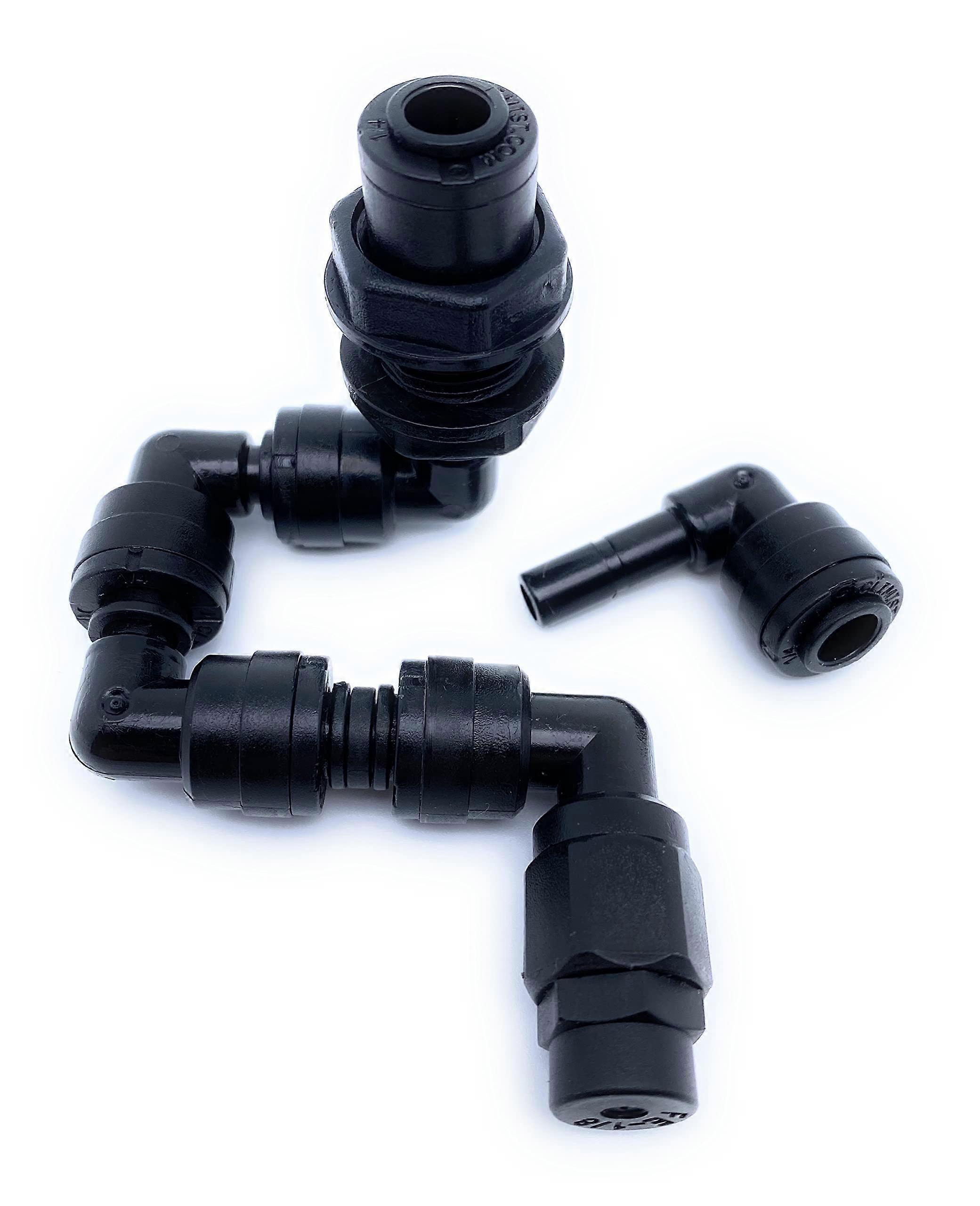 Misting System Tee Connector with Single Tip Twister Nozzle for Precise Outdoor Cooling