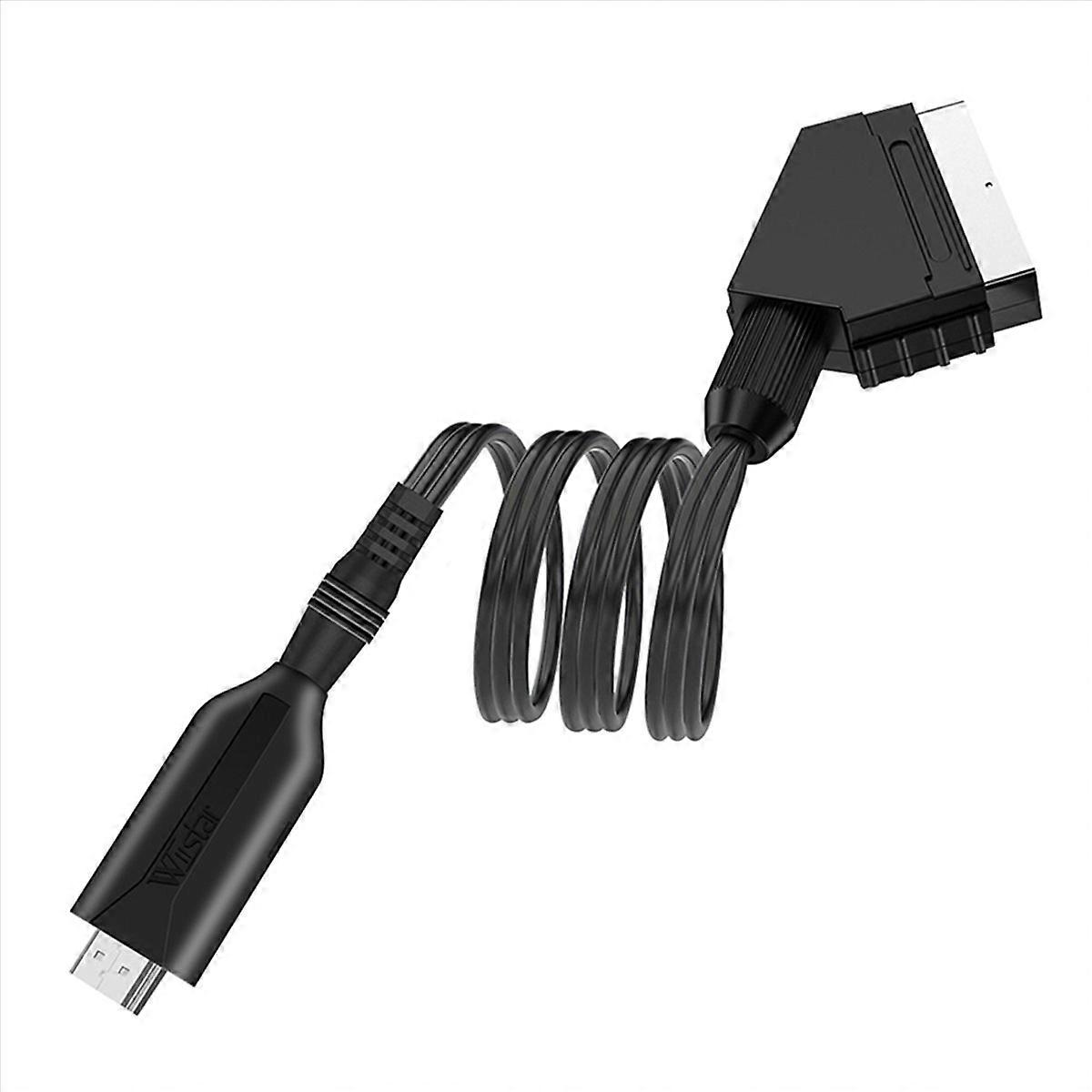  -Compatible To SCART Adapter Video Audio Converter