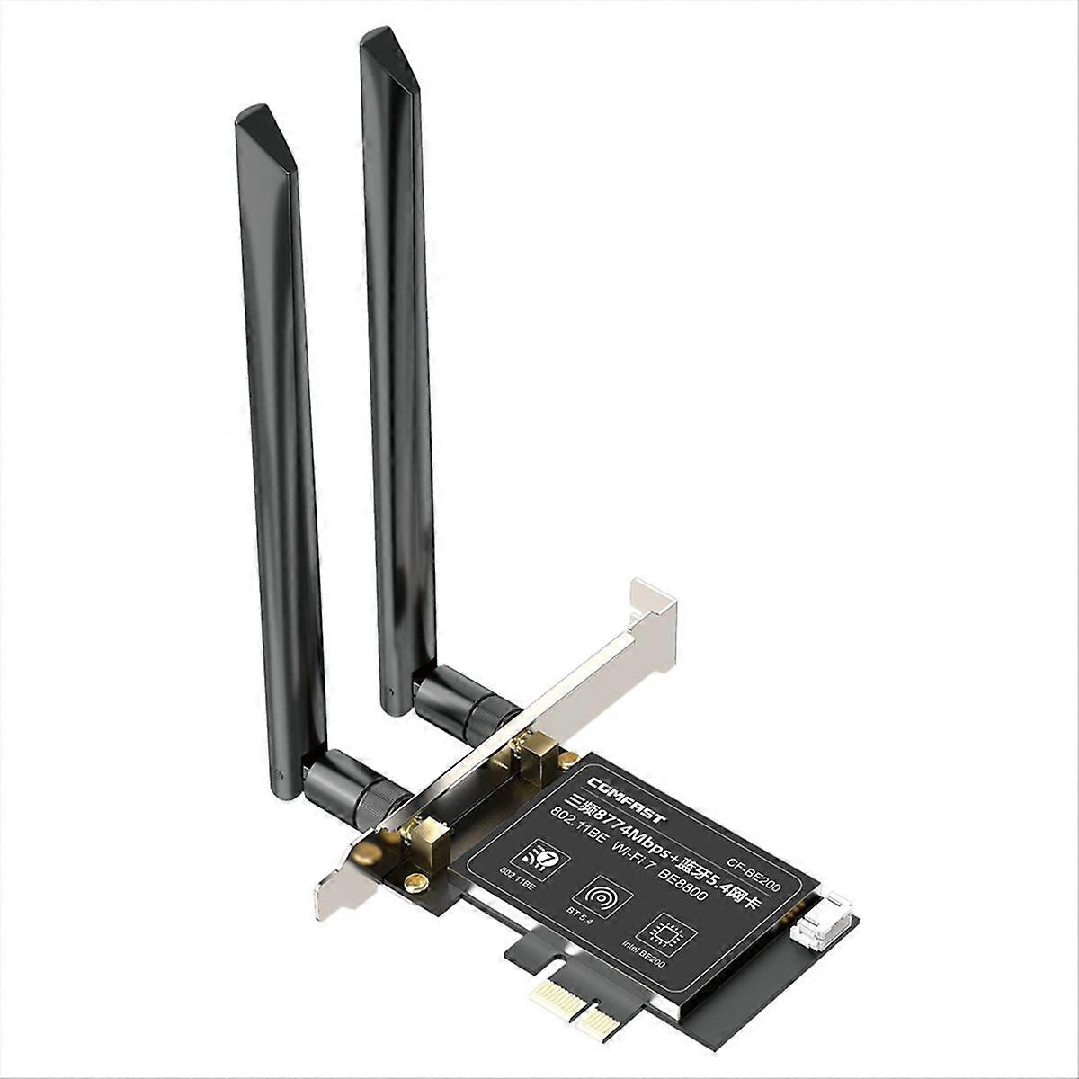 -BE200 WiFi7 PCI-E Kablosuz Adaptörü