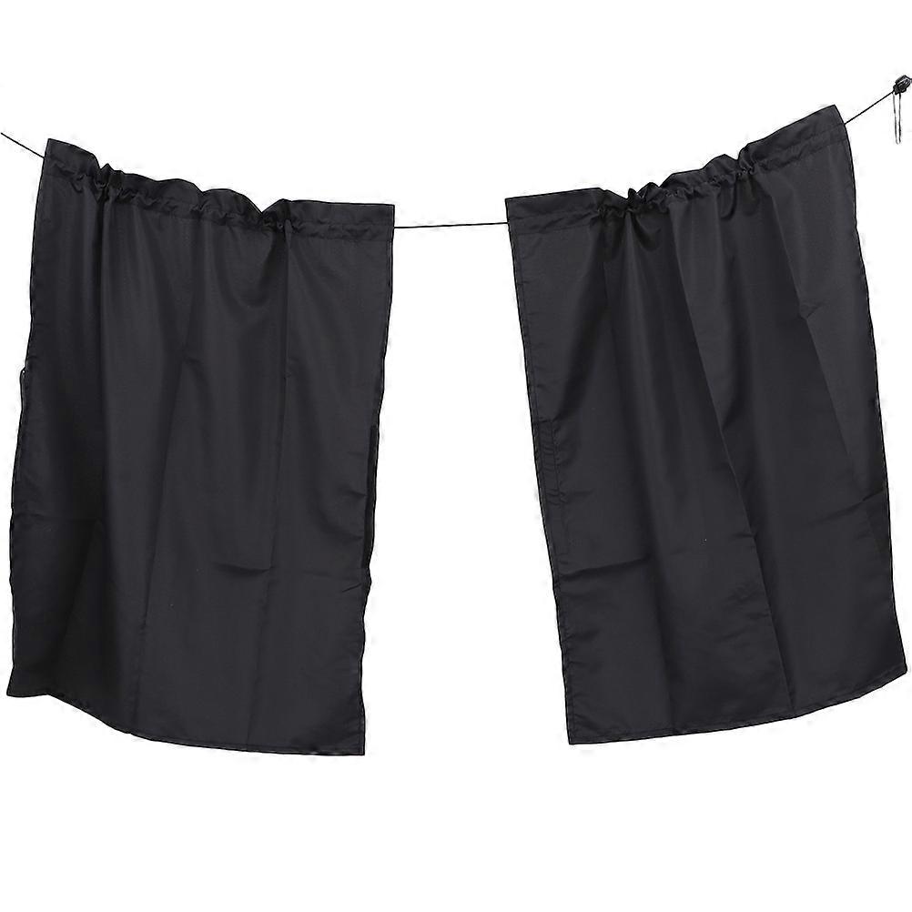 Auto Divider Curtain Durable Black for Privacy Use 3Sets Car Sunshade