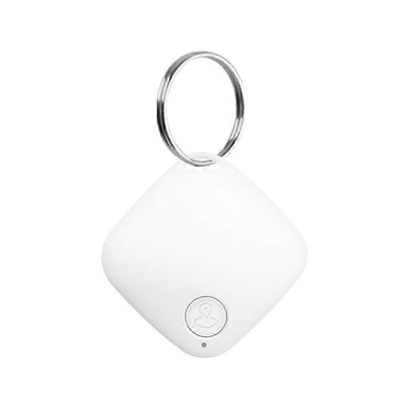 Mini GPS Tracker Bluetooth Anti-Lost Device Key Pet White