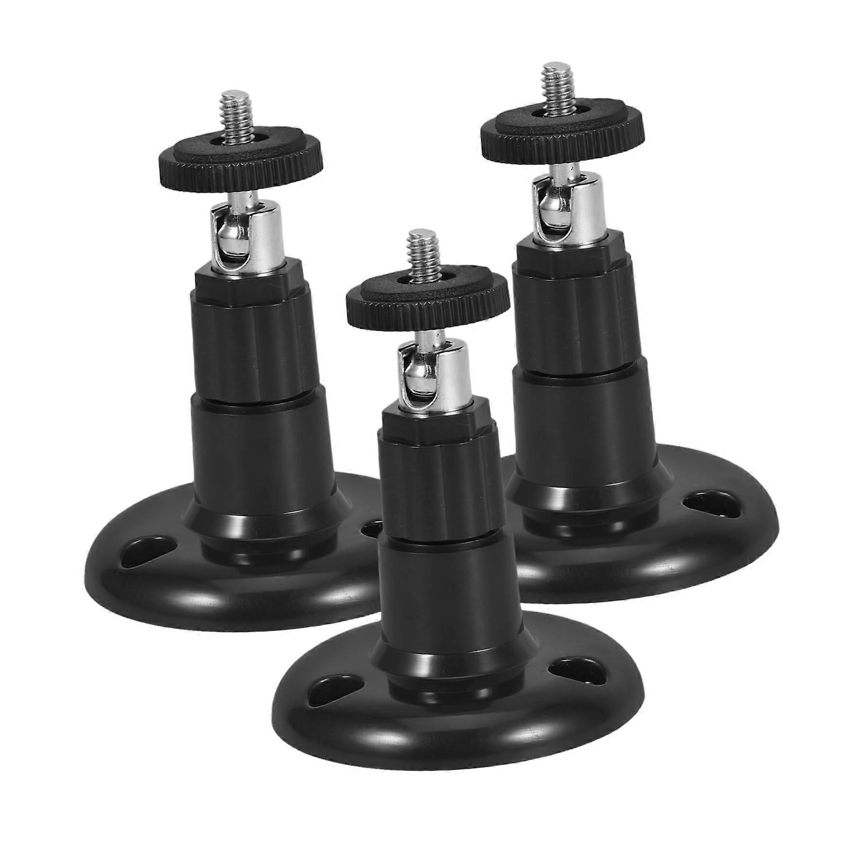 Security Camera Mount Bracket 3pcs Adjustable Wall Mount for Indoor Outdoor CCTV Stable Support