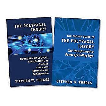 De theorie van de Polyvagal en de gids van de zak aan de theorie van de Polyvagal, de twee-boek Set