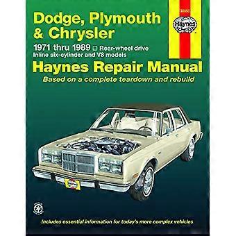 Dodge, Plymouth et Chrysler RWD, 1971-1989
