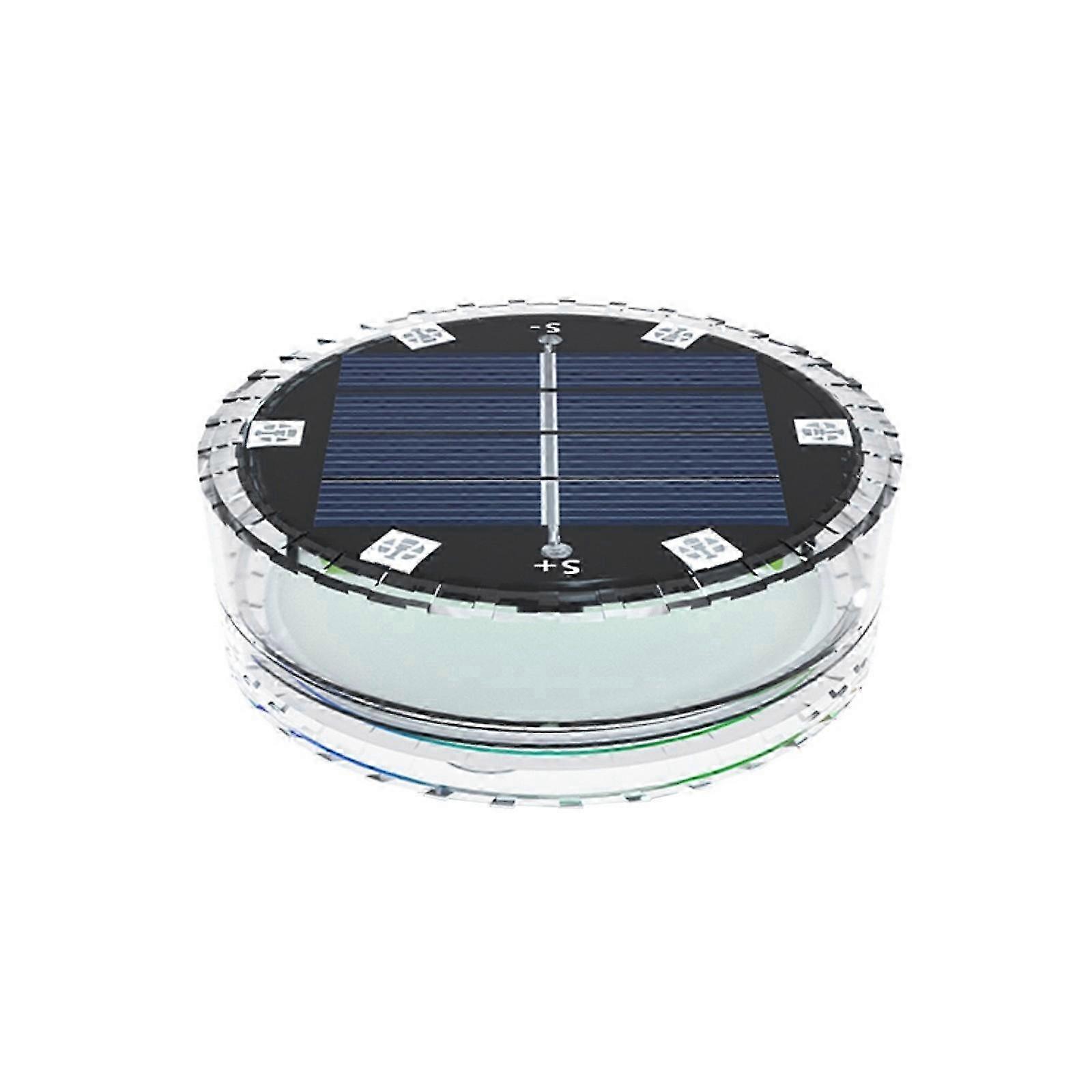 White Floating Solar Light for Pool with Suction Cups IP68