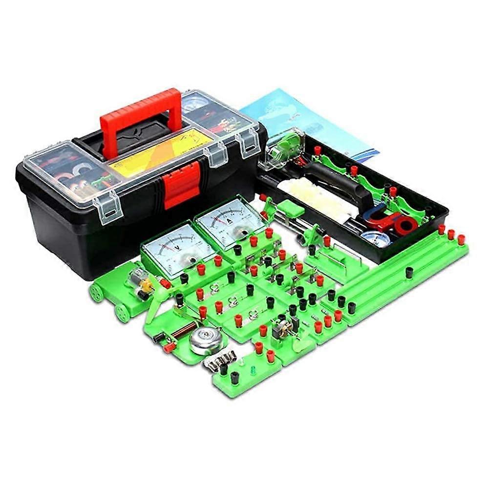 Electric Circuits Learning Kit with Magnetism Experiments, STEM Education Set for  School Students