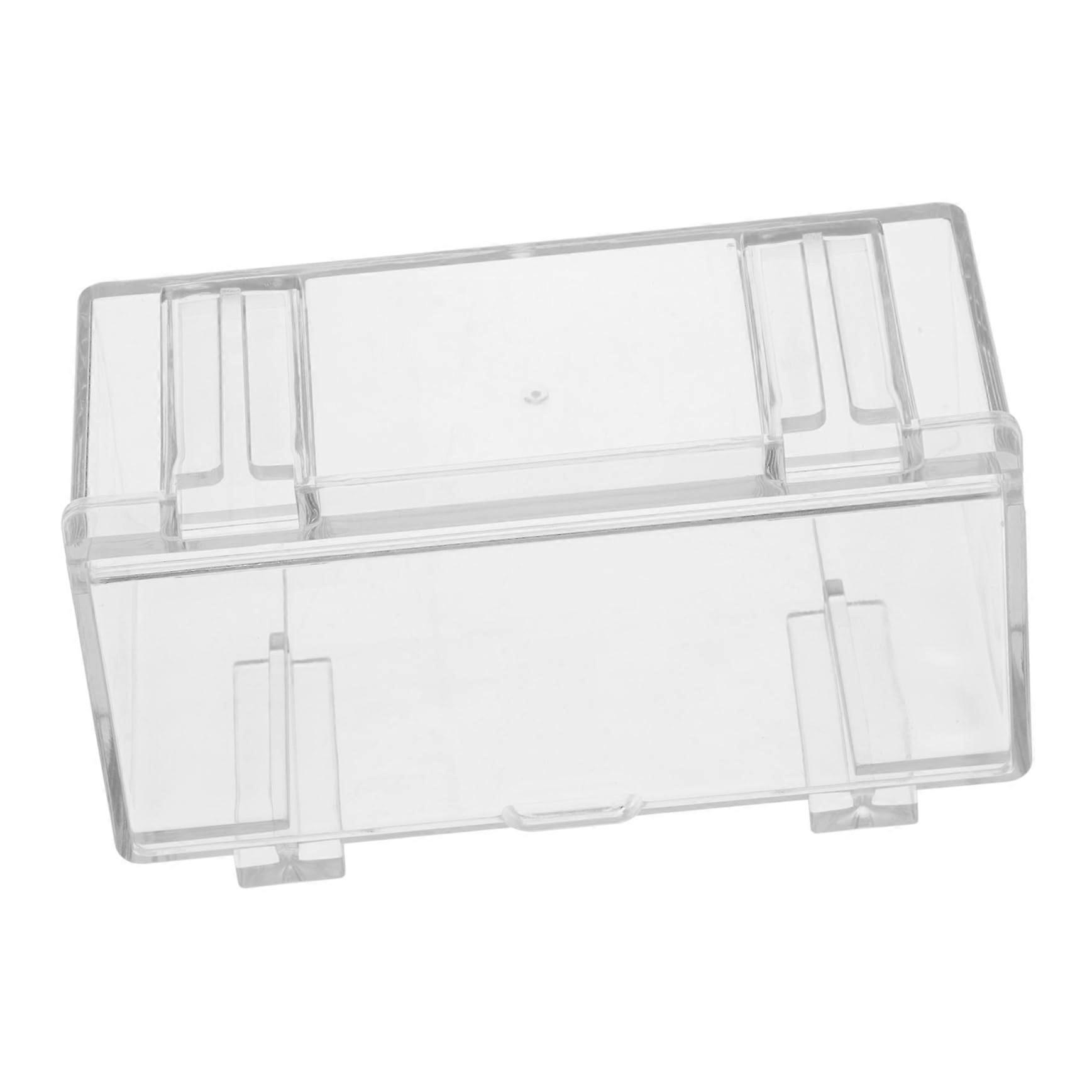 Dustproof Clear Acrylic Model Car Display Case with Adjustable Dividers for Scale Models