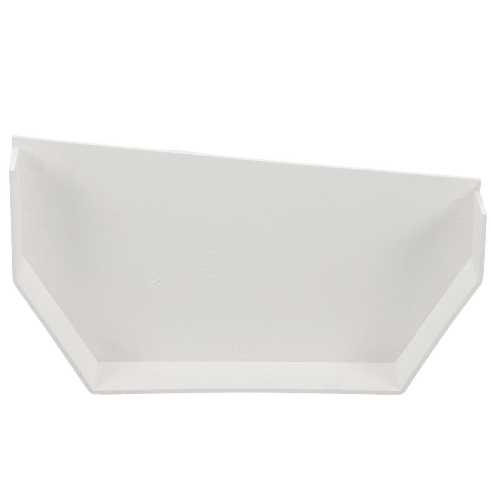 Gutter End Plug and Drop Outlet with Splash Block, Easy Install, Controls Water Flow, Reduces Erosion