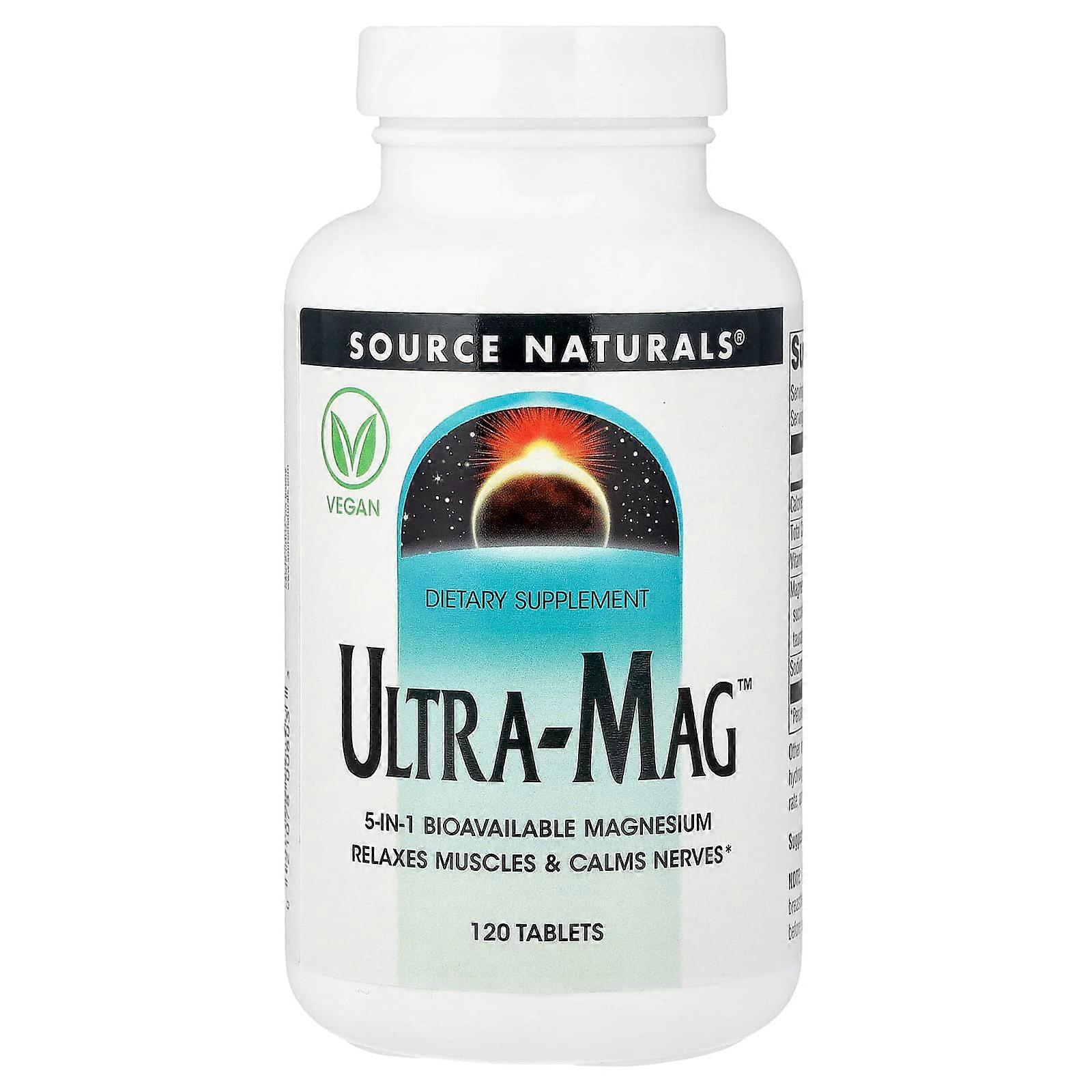 Source Naturals, Ultra-Mag, 120 Tablets