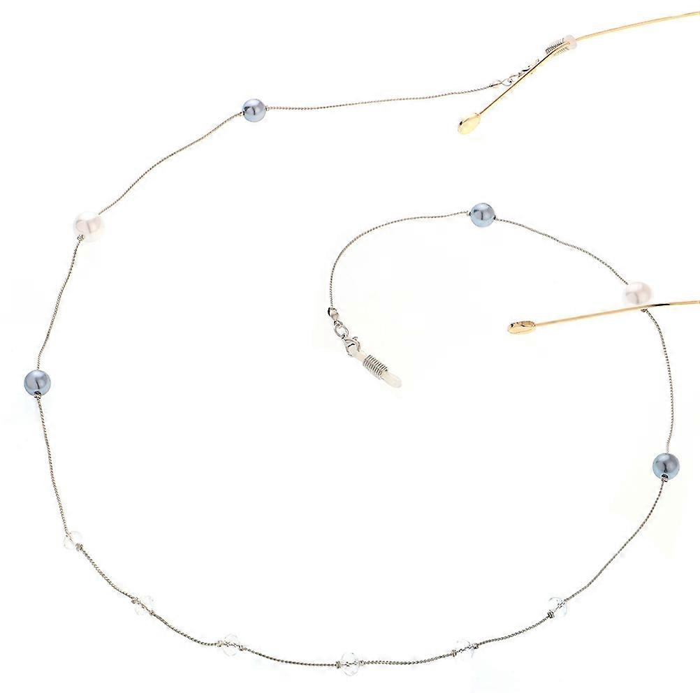 Glass Chain for Eyeglass Strap Comfortable and Safe Silver