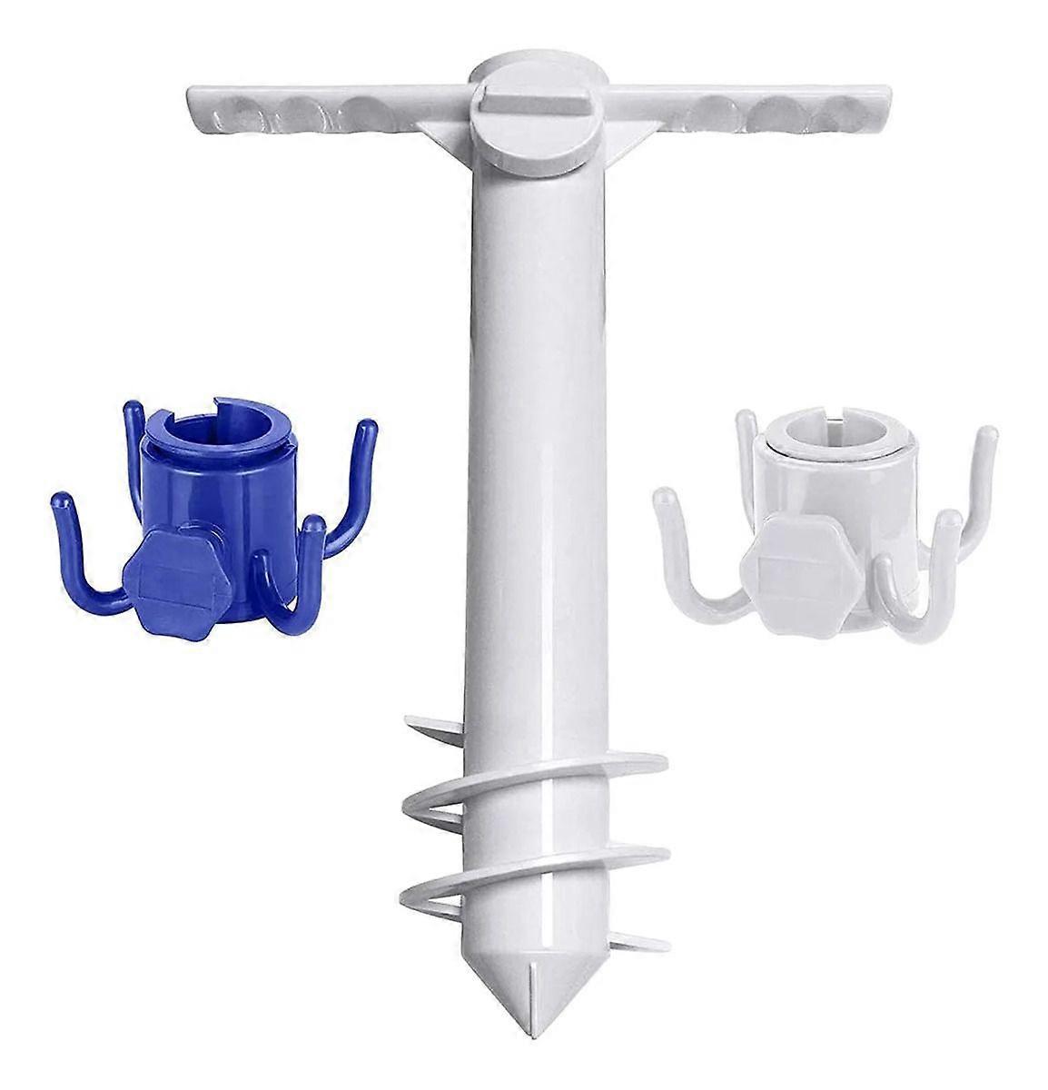 Secure Umbrella Stand, Beach Sand, 3 Spirals
