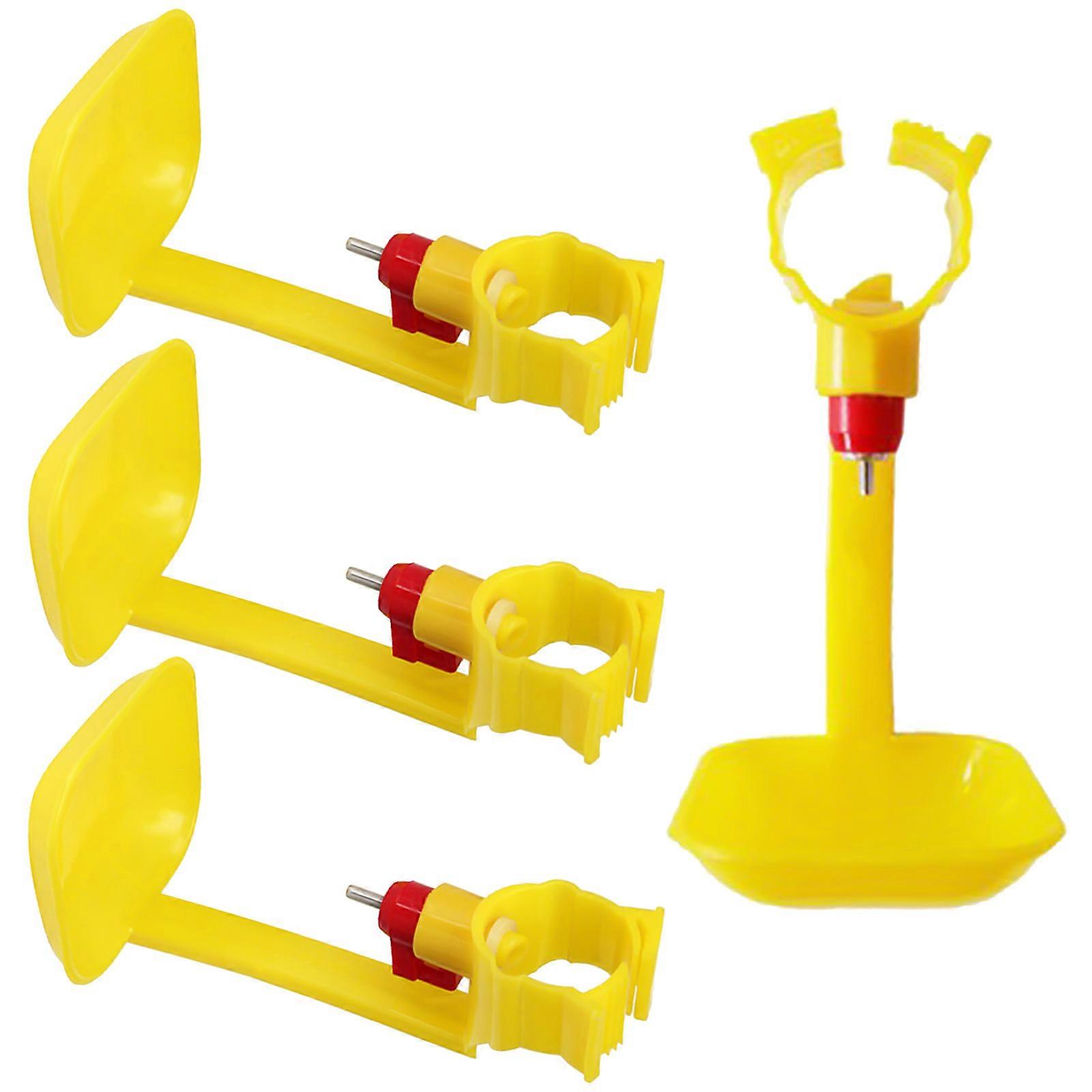 Plastic Poultry Waterer Automatic Chicken Waterer for 12Pcs