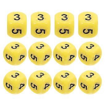 Number Digital Acrylic Game for Game Use 12Pcs Set